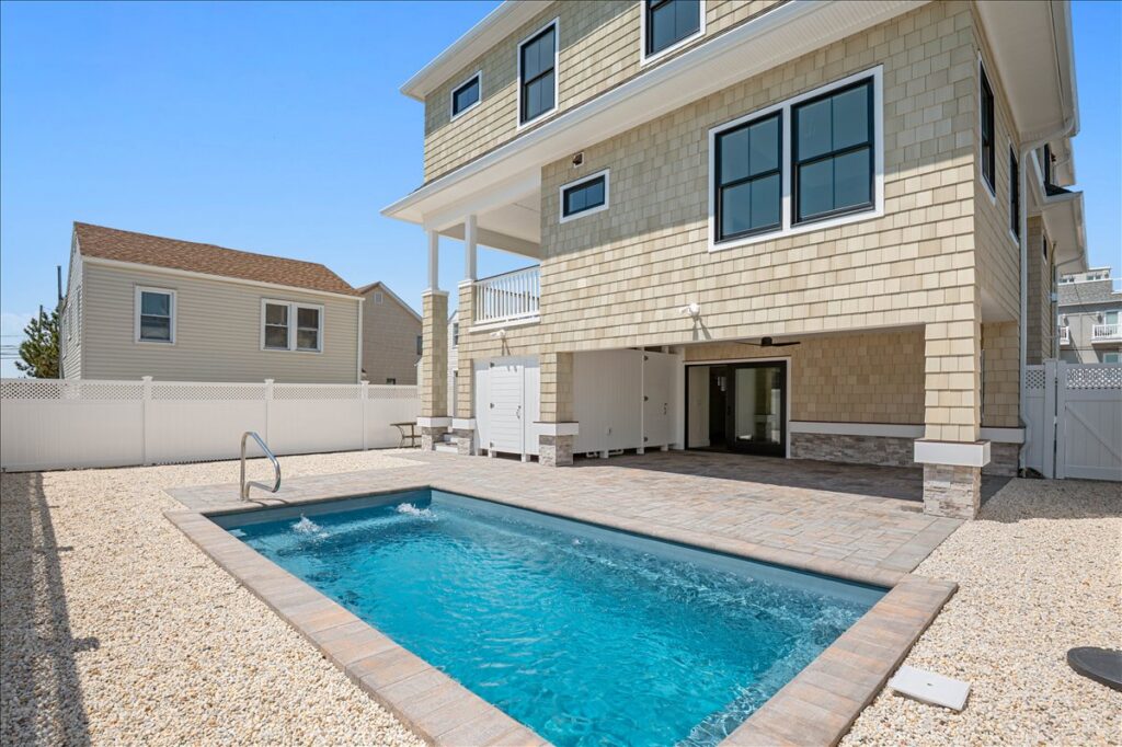 featured project home build at 25 K Street in Seaside Park is an ocean-block property